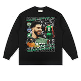 Jason Tatum Shirt Jason Tatum Printed Hip Hop Long Sleeve T-shirt Bottoming Shirt