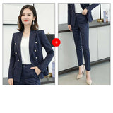 Women's Autumn Uniform Designs Formal Style Office Lady Bussiness Attire Work Suit Business Suit Jacket
