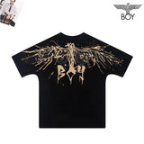 Boylondon T Shirt Plus Size Sports Retro Slim Casual Fashionable