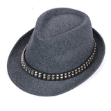 Mens Kentucky Derby Hats Autumn Winter Billycock Male British Woolen Hat