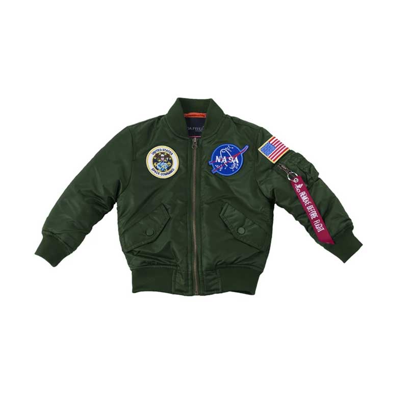 Children's Pilot Jacket Jacket Autumn and Winter Baseball Uniform