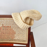 Women Winter Hats Red Earflaps Warm Autumn and Winter Soft Knitted Hat