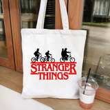 Stranger Things Hellfire Club Handbag Stranger Things 4 Canvas Bag Student Book Bag Shopping Bag Large Capacity Crossbody
