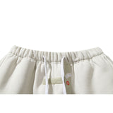 Kanye West Sunday Service Pant Fog Double Line Letters Ankle Banded Pants Casual Fleece Lined